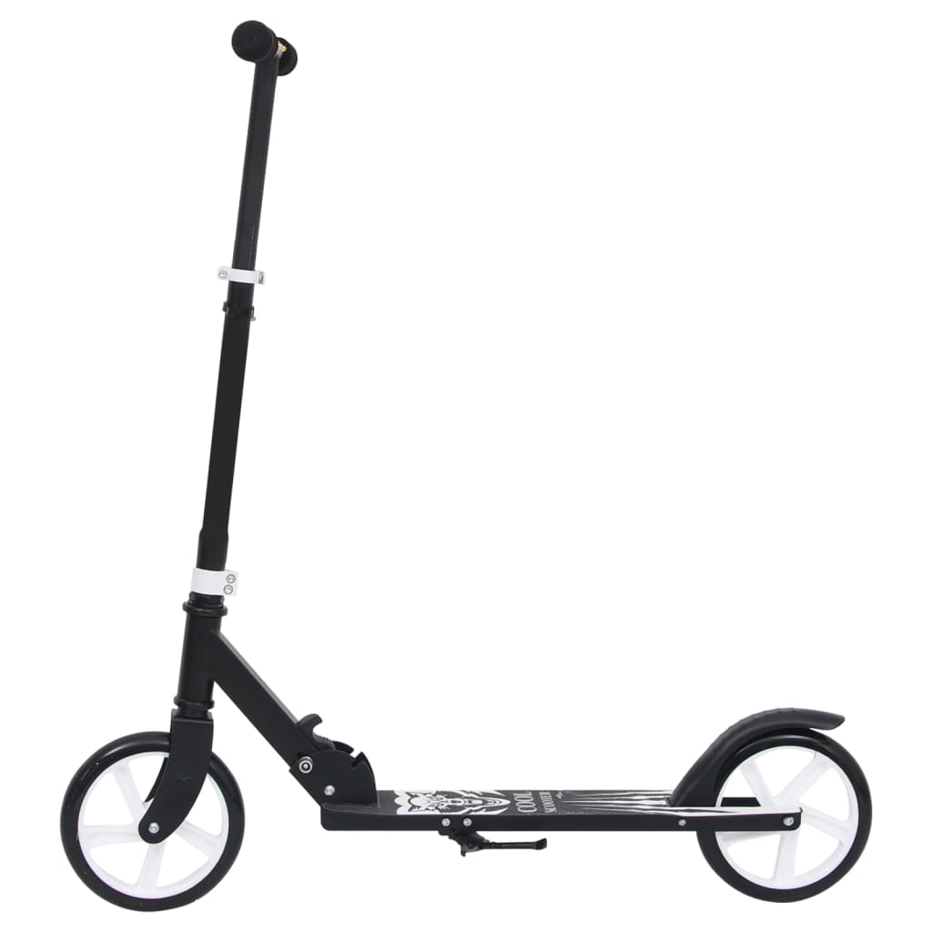 Berkfield 2-Wheel Children Scooter with Adjustable Handlebar Black