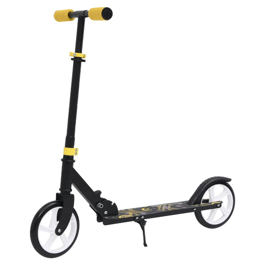 Berkfield 2-Wheel Children Scooter with Adjustable Handlebar Yellow