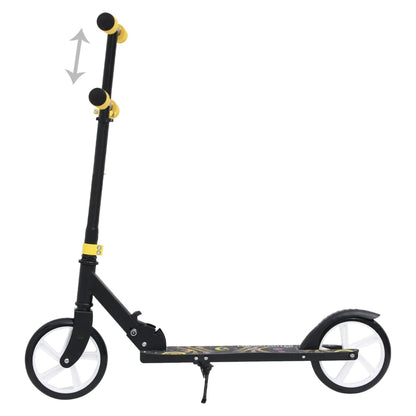 Berkfield 2-Wheel Children Scooter with Adjustable Handlebar Yellow
