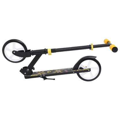 Berkfield 2-Wheel Children Scooter with Adjustable Handlebar Yellow