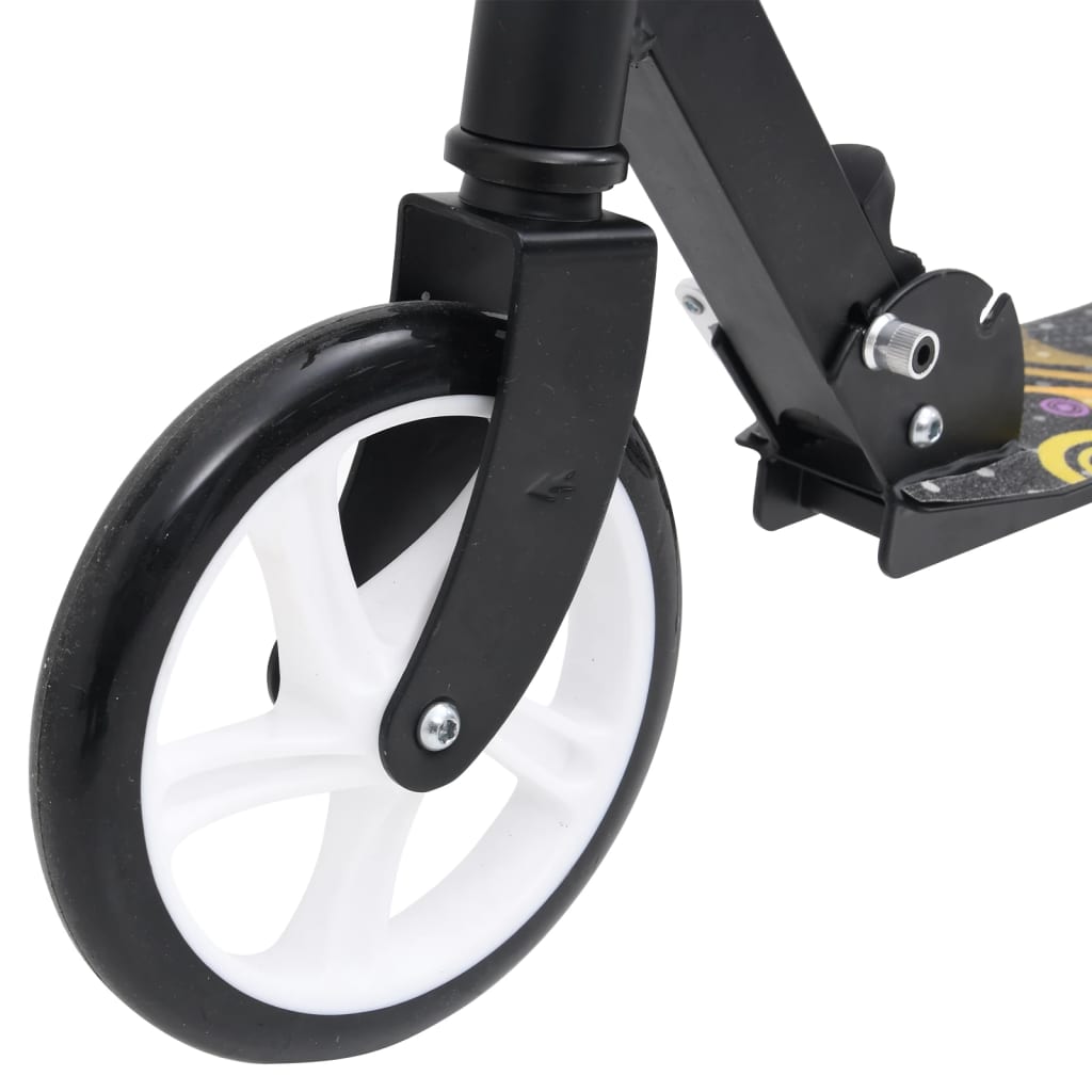 Berkfield 2-Wheel Children Scooter with Adjustable Handlebar Yellow