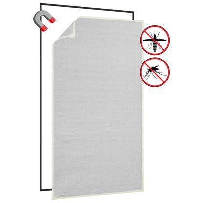 Berkfield Magnetic Insect Screen for Windows White 80x140 cm Fibreglass