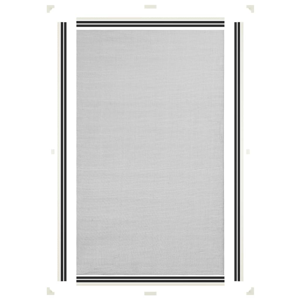 Berkfield Magnetic Insect Screen for Windows White 80x140 cm Fibreglass