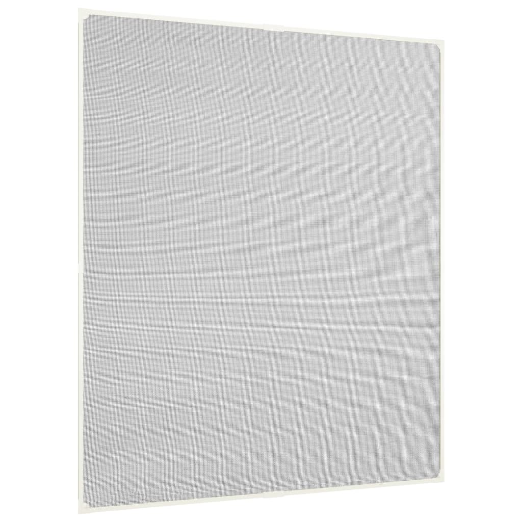Berkfield Magnetic Insect Screen for Windows White 120x140 cm Fibreglass