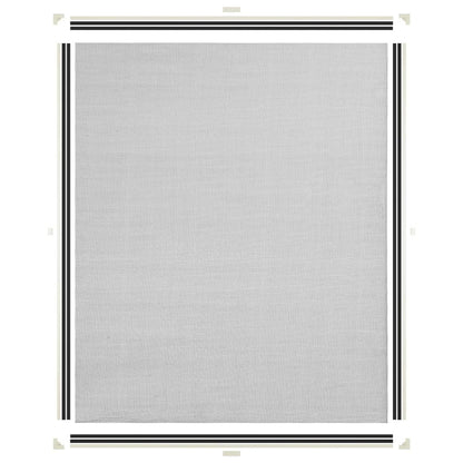 Berkfield Magnetic Insect Screen for Windows White 120x140 cm Fibreglass