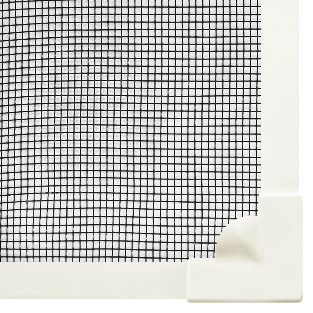 Berkfield Magnetic Insect Screen for Windows White 120x140 cm Fibreglass