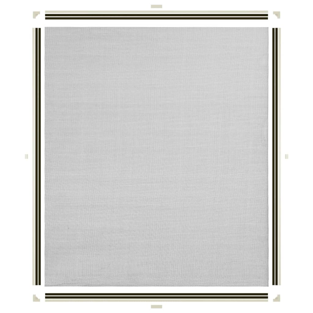 Berkfield Magnetic Insect Screen for Windows White 130x150 cm Fibreglass