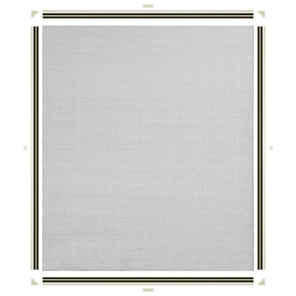 Berkfield Magnetic Insect Screen for Windows White 130x150 cm Fibreglass