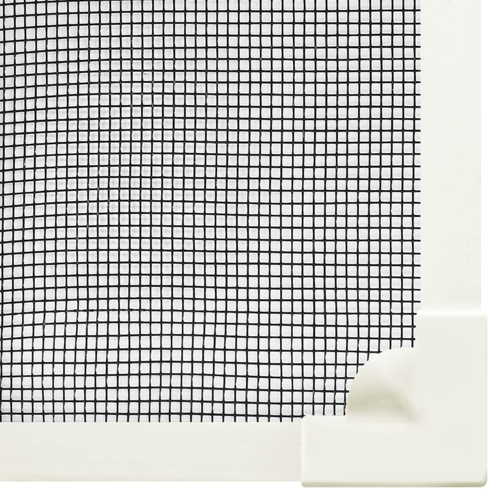 Berkfield Magnetic Insect Screen for Windows White 130x150 cm Fibreglass
