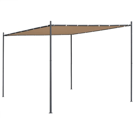 Berkfield Gazebo with Slanted Roof 300x300x257 cm Beige 180 g/m�__