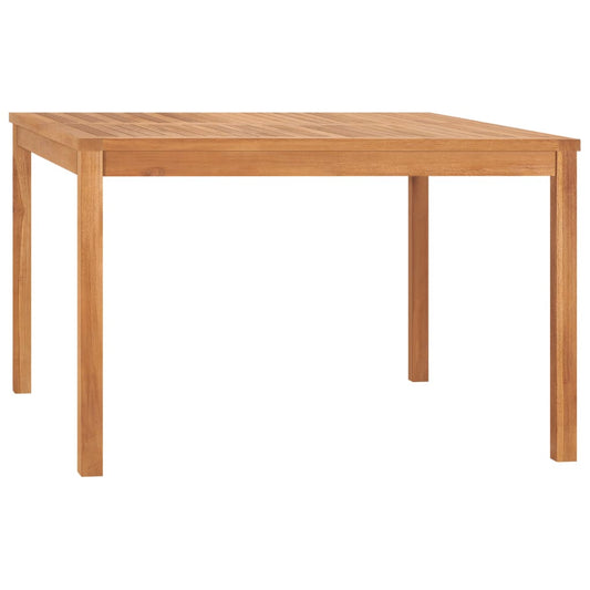 Berkfield Garden Dining Table 120x120x77 cm Solid Teak Wood