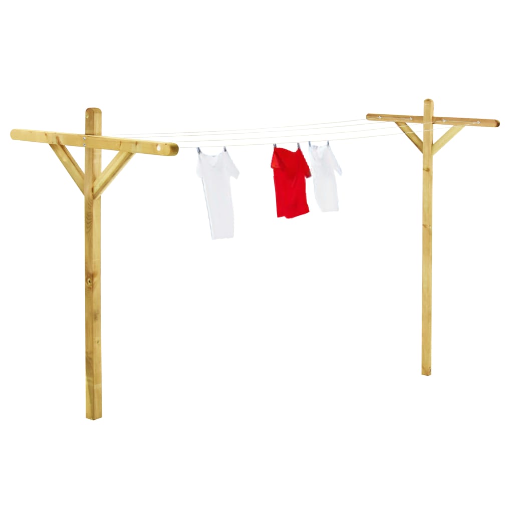 Berkfield Laundry Racks 2 pcs 120x170 cm Impregnated Pinewood