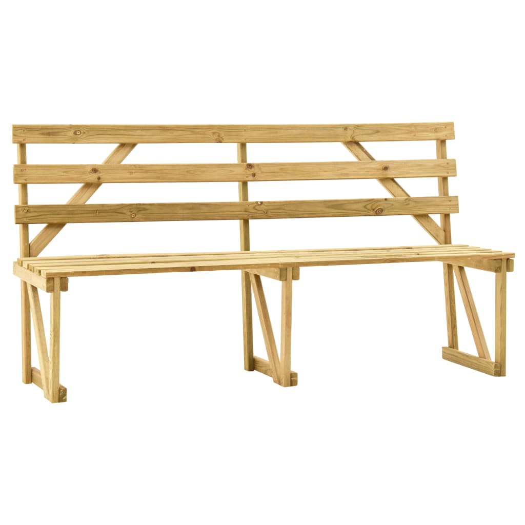 Berkfield Garden Bench 170 cm Impregnated Pinewood