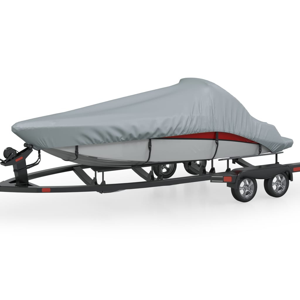Berkfield Boat Cover Grey 530x279 cm