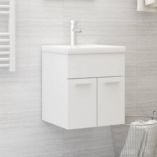 Berkfield Sink Cabinet White 41x38.5x46 cm Engineered Wood
