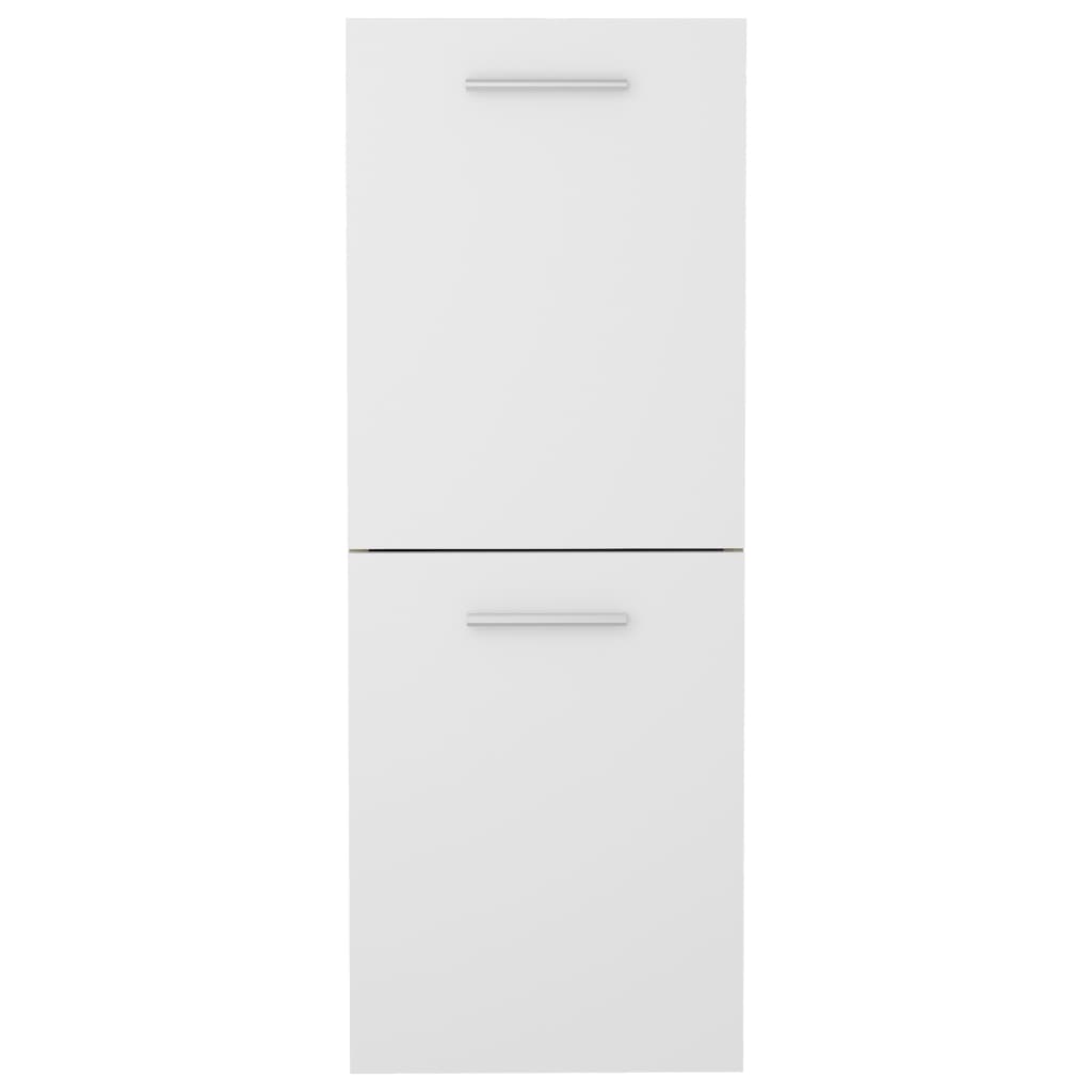 Berkfield Bathroom Cabinet White and Sonoma Oak 30x30x80 cm Engineered Wood