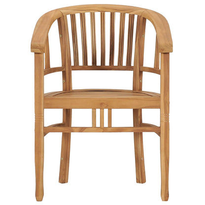 Berkfield 3 Piece Garden Dining Set Solid Teak Wood