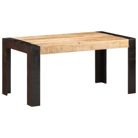 Berkfield Dining Table 160x80x76 cm Solid Mango Wood