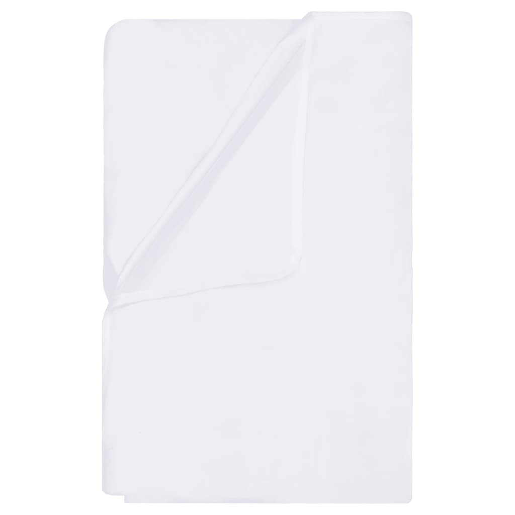 Berkfield Mattress Protectors Waterproof 2 pcs Cotton 60x120 cm White