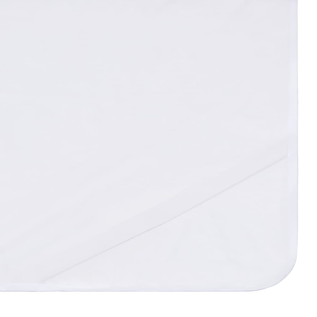 Berkfield Mattress Protectors Waterproof 2 pcs Cotton 60x120 cm White