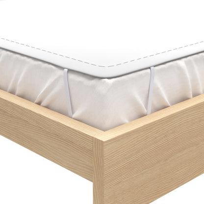 Berkfield Mattress Protectors Waterproof 2 pcs Cotton 60x120 cm White