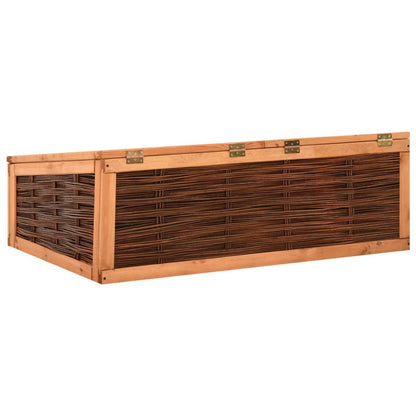Berkfield Greenhouse 120x80x45 cm Solid Pinewood and Willow