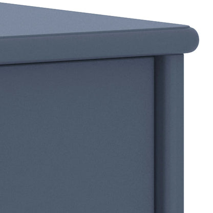 Berkfield Bedside Cabinet Light Grey 35x30x40 cm Solid Pinewood
