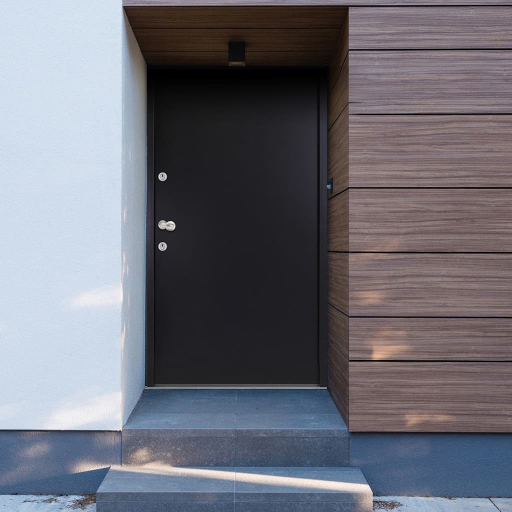 Berkfield Aluminium Front Door Anthracite 110x207.5 cm