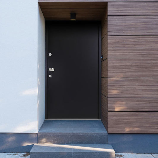 Berkfield Aluminium Front Door Anthracite 110x207.5 cm