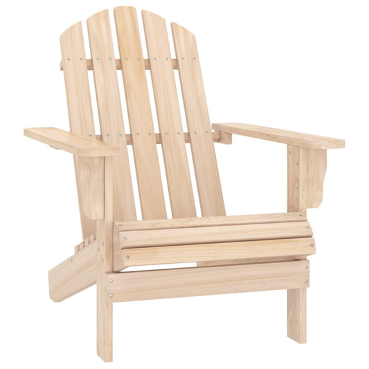 Berkfield Garden Adirondack Chair Solid Fir Wood