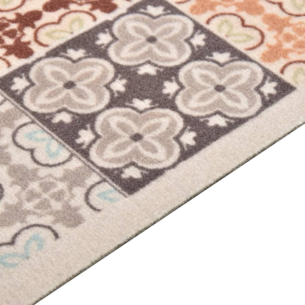 Berkfield Kitchen Carpet Washable Mosaic Colour 60x300 cm