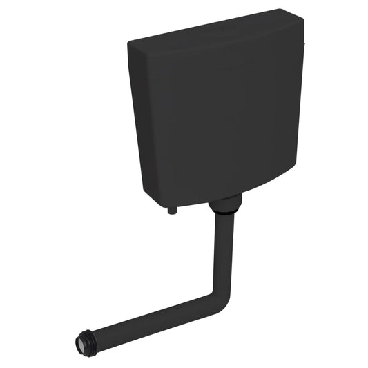 Berkfield Toilet Cistern with Bottom Water Inlet 3/6 L Black