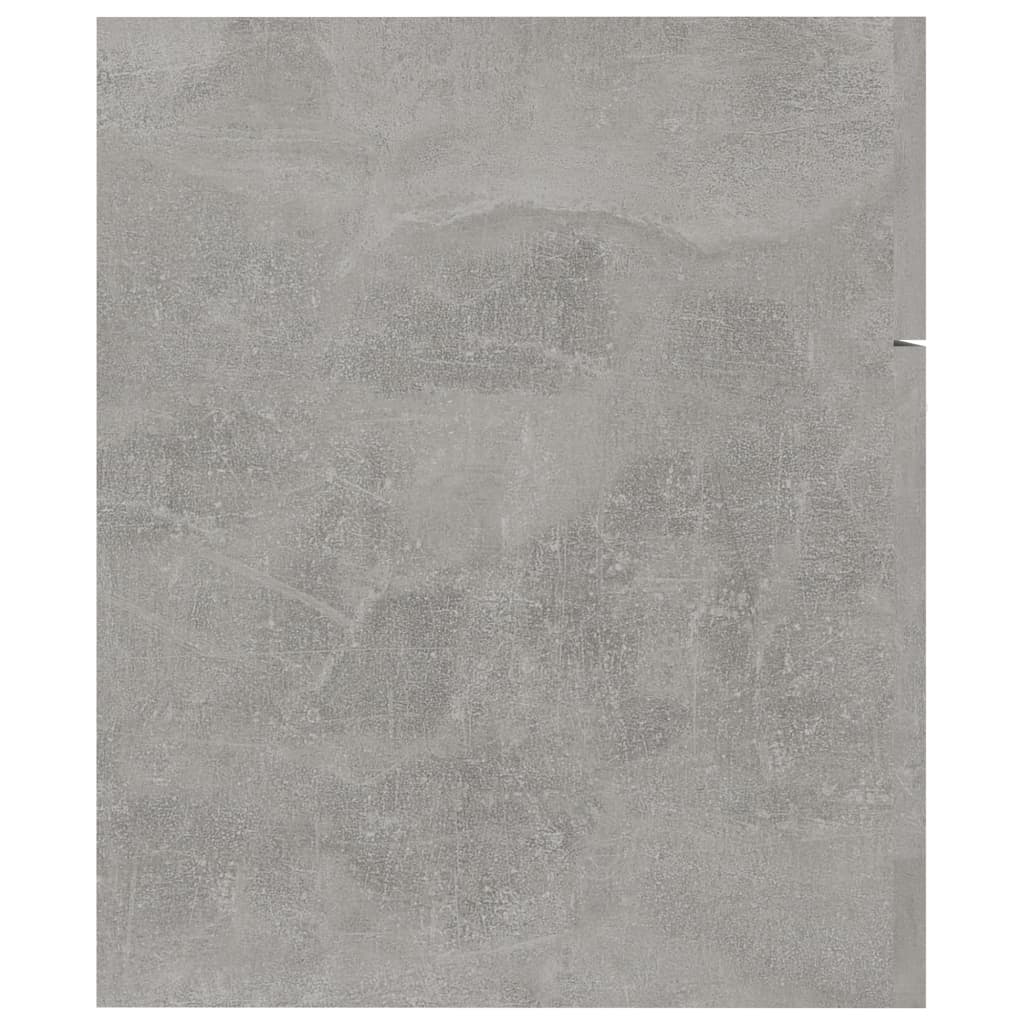 Berkfield 2 Piece Bathroom Furniture Set Concrete Grey Engineered Wood