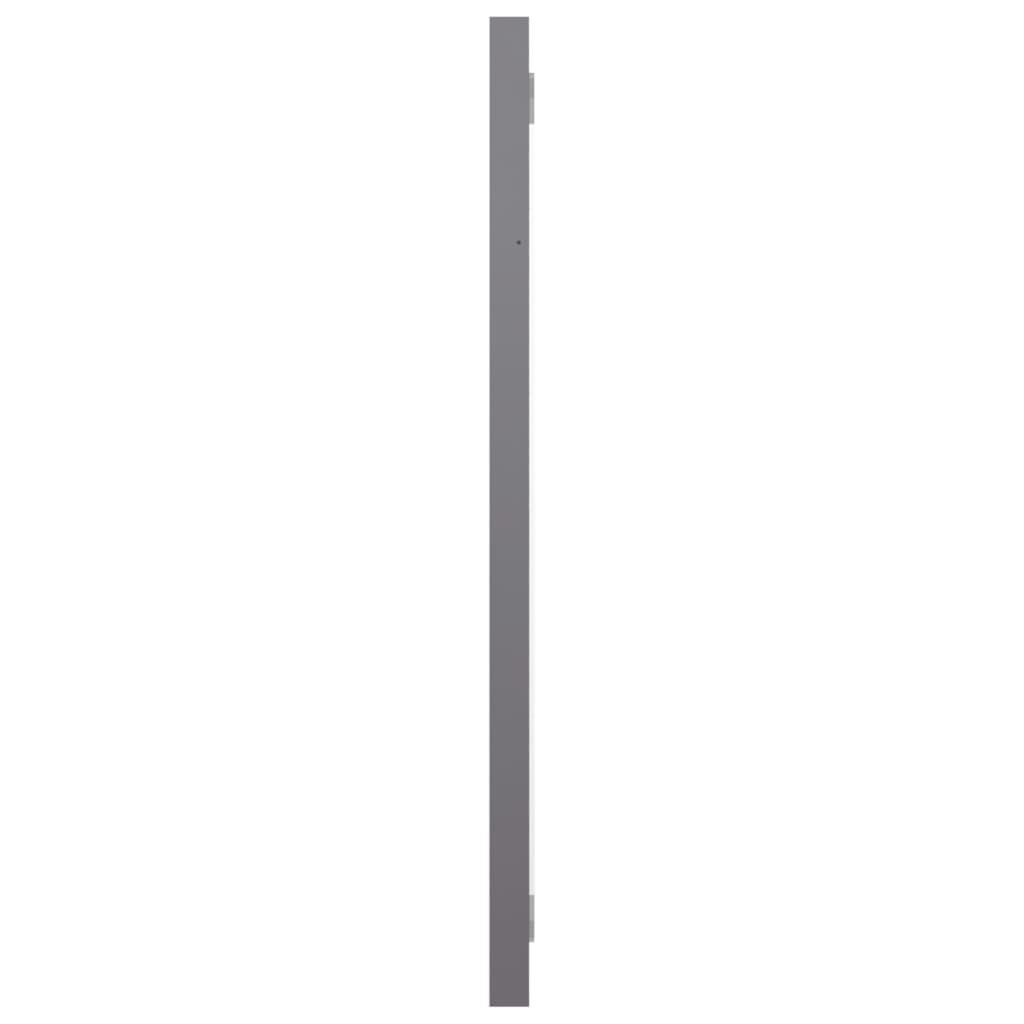 Berkfield 2 Piece Bathroom Furniture Set High Gloss Grey Engineered Wood