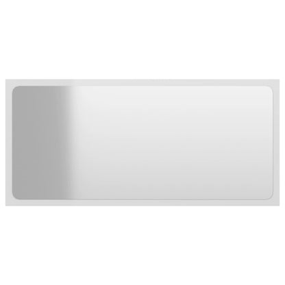 Berkfield 2 Piece Bathroom Furniture Set High Gloss White Engineered Wood