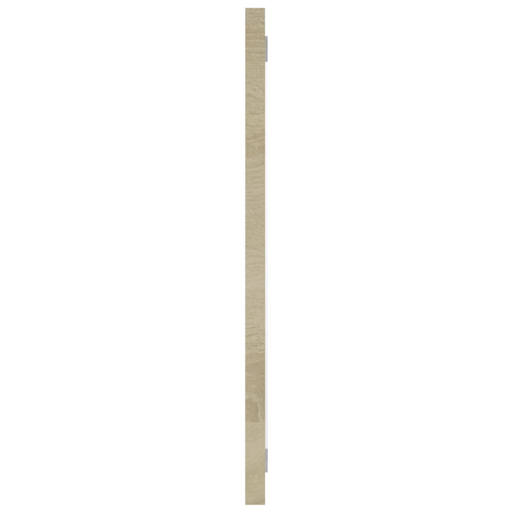 Berkfield 2 Piece Bathroom Furniture Set White and Sonoma Oak Engineered Wood