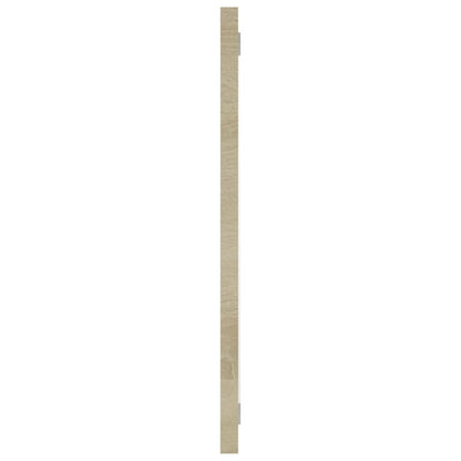 Berkfield 2 Piece Bathroom Furniture Set White and Sonoma Oak Engineered Wood