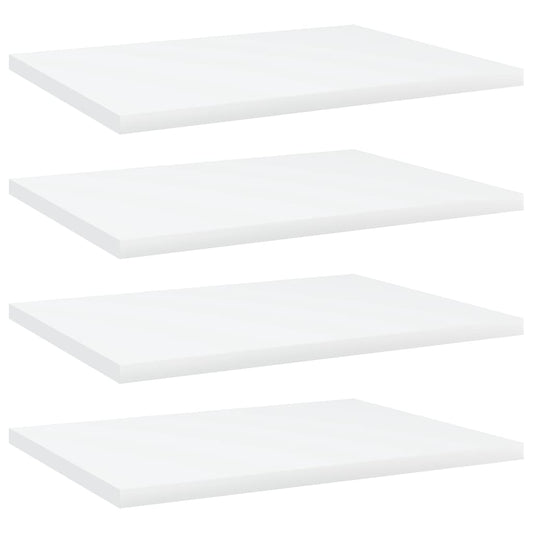 Berkfield Bookshelf Boards 4 pcs White 40x30x1.5 cm Engineered Wood