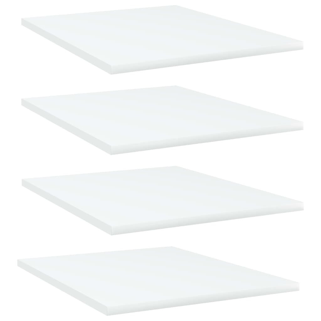 Berkfield Bookshelf Boards 4 pcs White 40x50x1.5 cm Engineered Wood