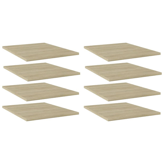 Berkfield Bookshelf Boards 8 pcs Sonoma Oak 40x50x1.5 cm Engineered Wood