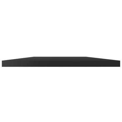 Berkfield Bookshelf Boards 4 pcs High Gloss Black 60x20x1.5 cm Engineered Wood
