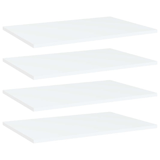 Berkfield Bookshelf Boards 4 pcs White 60x40x1.5 cm Engineered Wood