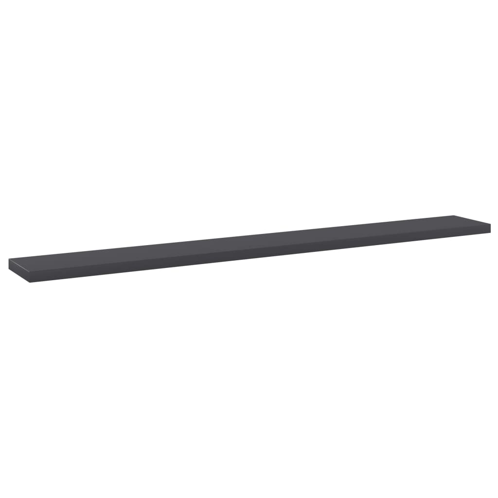 Berkfield Bookshelf Boards 8 pcs Grey 80x10x1.5 cm Engineered Wood