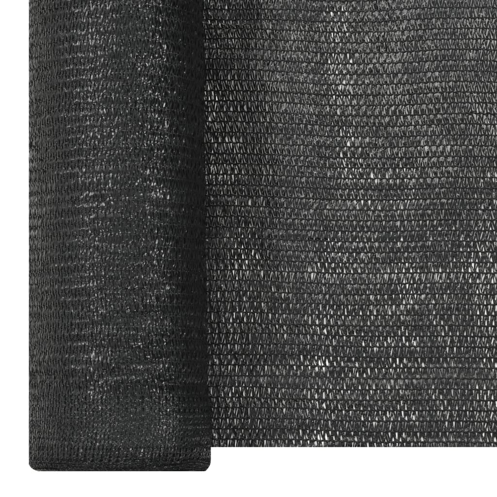Berkfield Privacy Net Black 1x10 m HDPE 150 g/m�__
