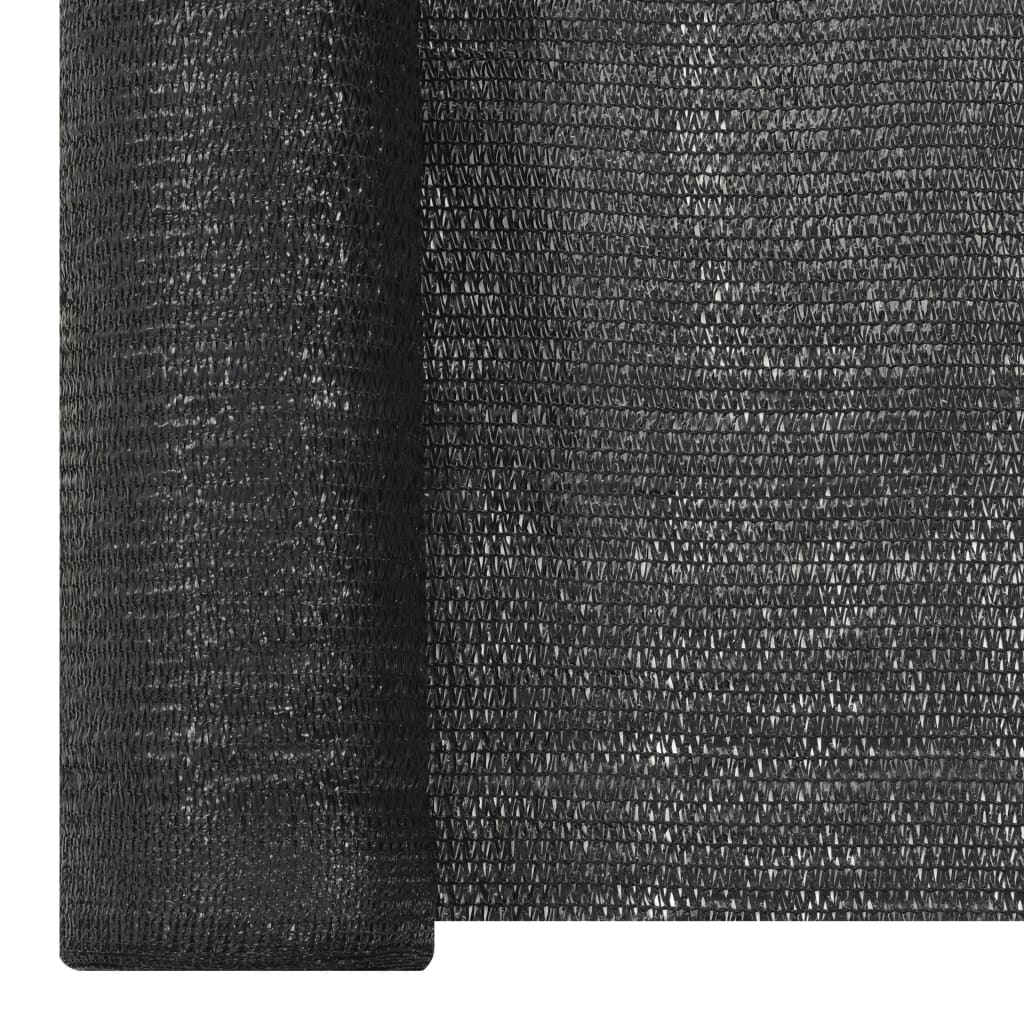 Berkfield Privacy Net Black 1.5x25 m HDPE 150 g/m�__