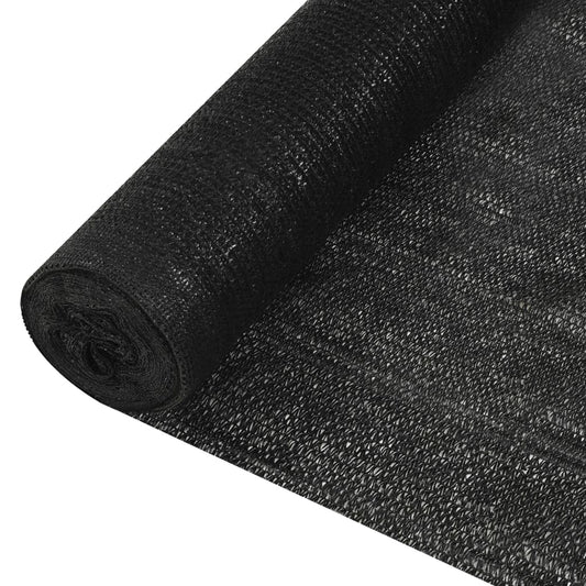 Berkfield Privacy Net Black 1.5x25 m HDPE 195 g/m�__