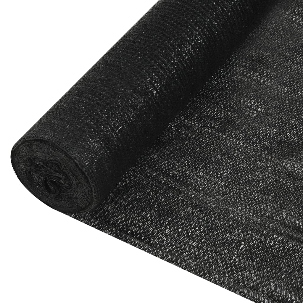 Berkfield Privacy Net Black 1.5x50 m HDPE 195 g/m�__