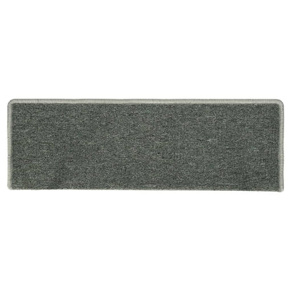 Berkfield Carpet Stair Treads 15 pcs 65x21x4 cm Green
