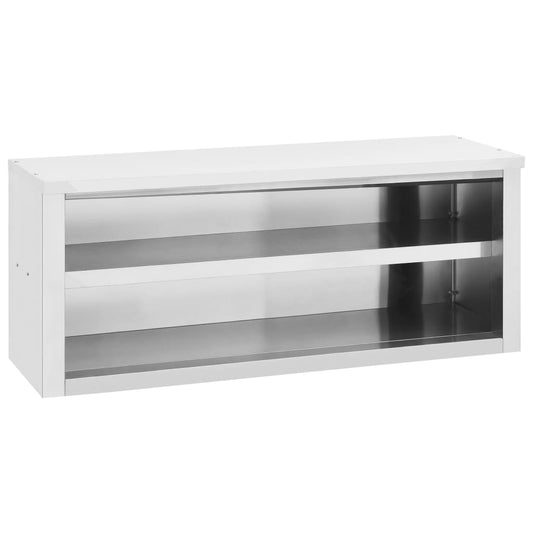 Berkfield Kitchen Wall Cabinet 120x40x50 cm Stainless Steel