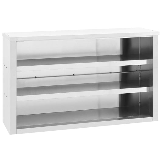 Berkfield Kitchen Wall Cabinet 120x40x75 cm Stainless Steel